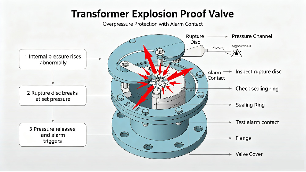 Transformer Explosion Proof Valve