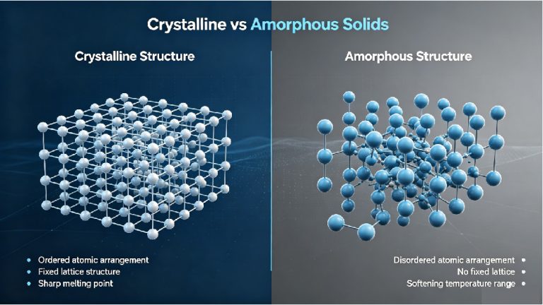 5 Differences Between Crystalline And Amorphous Solid