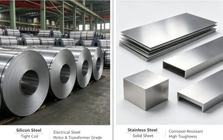 What is the difference between silicon steel and stainless steel?